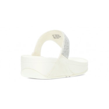 SANDÁLIAS FITFLOP ENFEITADAS COM CRISTAL LULU CREAM