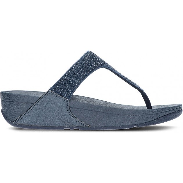 SANDÁLIAS FITFLOP ENFEITADAS COM CRISTAL LULU NAVY SANDÁLIAS FITFLOP ENFEITADAS COM CRISTAL LULU NAVY