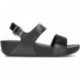 SANDÁLIAS FITFLOP LULU CRISTAL CORREIA COSTAS NEGRO