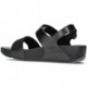 SANDÁLIAS FITFLOP LULU CRISTAL CORREIA COSTAS NEGRO