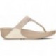 SANDÁLIAS FITFLOP ENFEITADAS COM CRISTAL LULU BEIGE