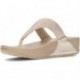 SANDÁLIAS FITFLOP ENFEITADAS COM CRISTAL LULU BEIGE