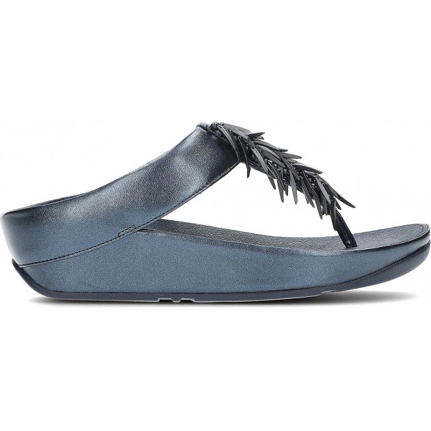 Sandálias metálicas com miçangas FitFlop HI7 Rumba NAVY Sandálias metálicas com miçangas FitFlop HI7 Rumba NAVY