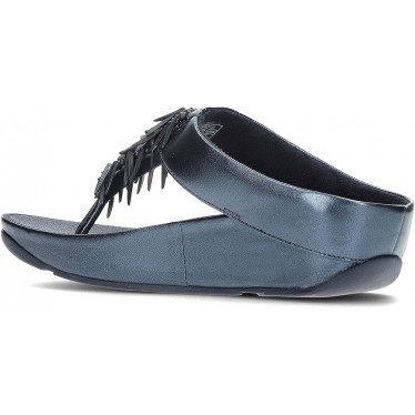 Sandálias metálicas com miçangas FitFlop HI7 Rumba NAVY