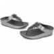 Sandálias metálicas com miçangas FitFlop HI7 Rumba PEWTER_BLACK