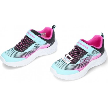 Tênis Skechers 303575L Microspec Advance AQUA