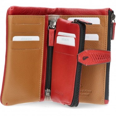CARTEIRA ABBACINO 71104 ROJO