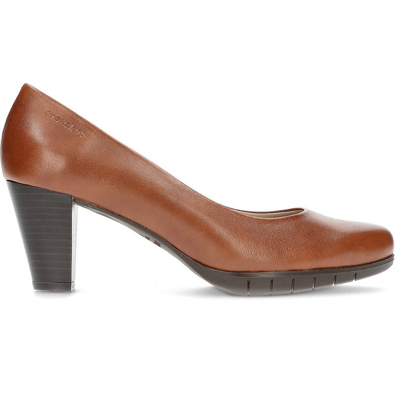 SAPATOS DE SALTO WONDES I6070 CUERO