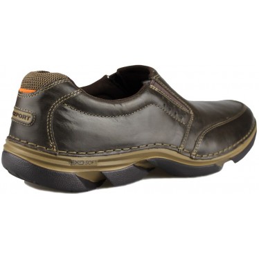 ROCKPORT RSLF SLIP ON  MARRON
