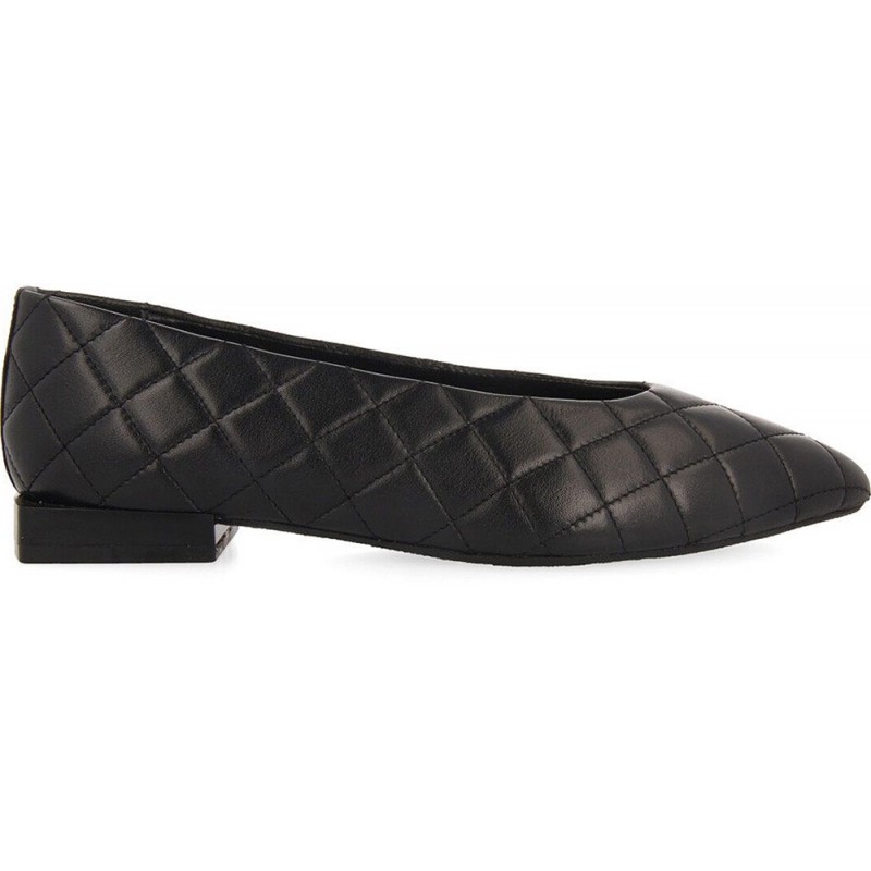 Gioseppo 64518 Bailarina de couro acolchoada Sigdal NEGRO