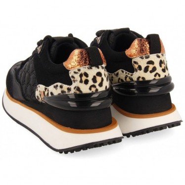 Gioseppo 64339 Tênis Skien com estampa animal NEGRO