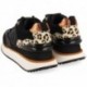 Gioseppo 64339 Tênis Skien com estampa animal NEGRO