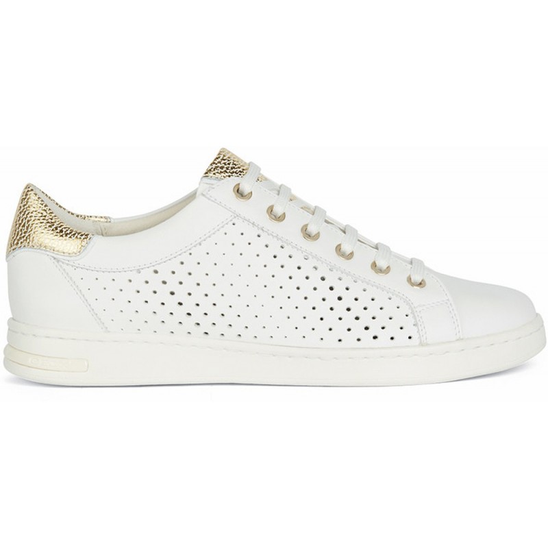 TÊNIS GEOX JAYSEN DECOTE BAIXO D151BB WHITE_GOLD