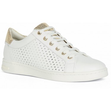 TÊNIS GEOX JAYSEN DECOTE BAIXO D151BB WHITE_GOLD