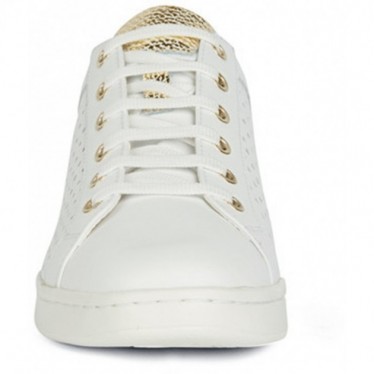 TÊNIS GEOX JAYSEN DECOTE BAIXO D151BB WHITE_GOLD
