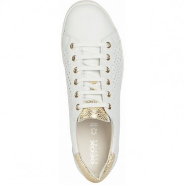 TÊNIS GEOX JAYSEN DECOTE BAIXO D151BB WHITE_GOLD
