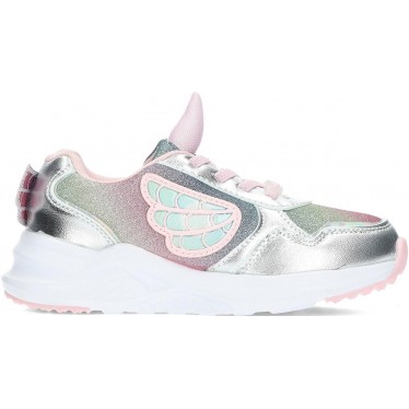 CONGUITOS 261018 tênis feminino com luzes UNICORN_SILVER