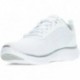 Tênis feminino SKECHERS 150206 flex WHITE_SILVER