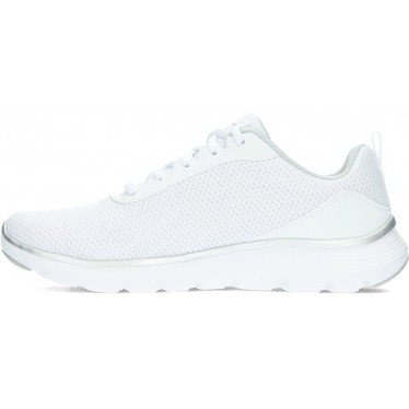 Tênis feminino SKECHERS 150206 flex WHITE_SILVER