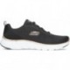 Tênis feminino SKECHERS 150206 flex BLACK_ROSE_GOLD
