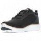 Tênis feminino SKECHERS 150206 flex BLACK_ROSE_GOLD
