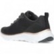 Tênis feminino SKECHERS 150206 flex BLACK_ROSE_GOLD