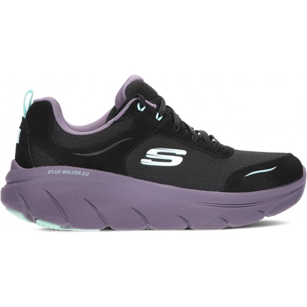 Sapatilhas femininas SKECHERS 150108 walker BLACK_MULTI Sapatilhas femininas SKECHERS 150108 walker BLACK_MULTI
