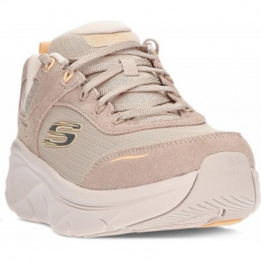 Sapatilhas femininas SKECHERS 150108 walker TAUPE_ORANGE