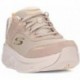 Sapatilhas femininas SKECHERS 150108 walker TAUPE_ORANGE