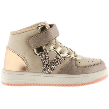 Botas Victoria 1124123 Tiempo Metal PLATINO