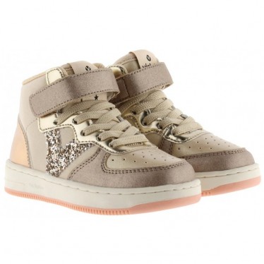 Botas Victoria 1124123 Tiempo Metal PLATINO