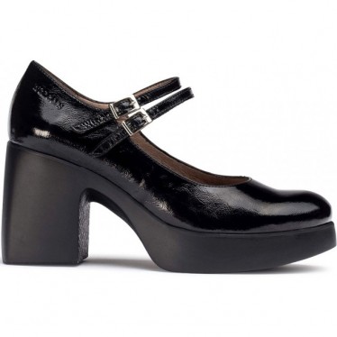 Mary Jane com salto Wonders H-4960 Senhora NEGRO