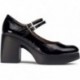 Mary Jane com salto Wonders H-4960 Senhora NEGRO