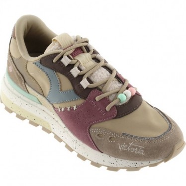 Tênis Victoria 1156109 Luna Camurça BEIGE