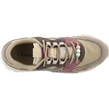 Tênis Victoria 1156109 Luna Camurça BEIGE