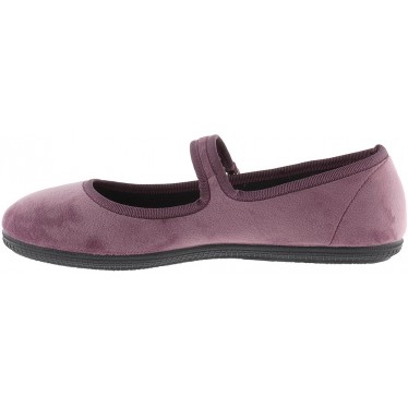 Bailarina VICTORIA Oda Mercedes Veludo 104913 MALVA