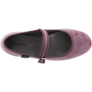 Bailarina VICTORIA Oda Mercedes Veludo 104913 MALVA