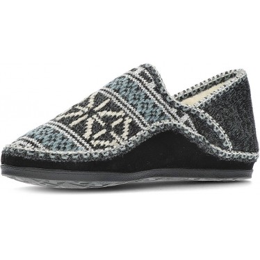 NORDIKAS CLASSIC CAB 3002 SLIPPERS NEGRO