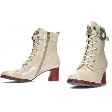 Botins femininos LAURA VITA Incao 10 BEIGE