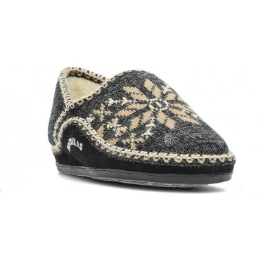 NORDIKAS CLASSIC CAB 3002 SLIPPERS NEGRO_2