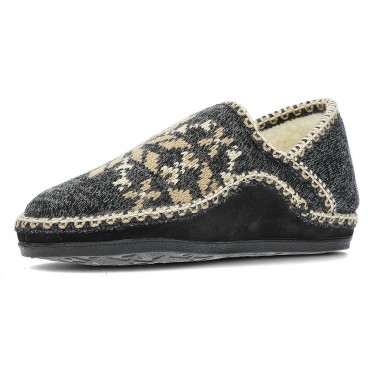 NORDIKAS CLASSIC CAB 3002 SLIPPERS NEGRO_2