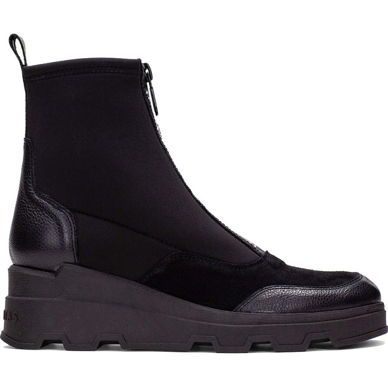Botins com sola volumosa HISPANITAS Florencia HI243711 BLACK_C002