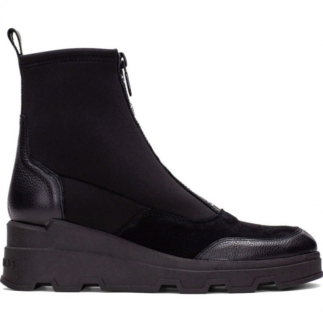 Botins com sola volumosa HISPANITAS Florencia HI243711 BLACK_C002 Botins com sola volumosa HISPANITAS Florencia HI243711 BLACK_C002