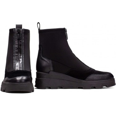 Botins com sola volumosa HISPANITAS Florencia HI243711 BLACK_C002