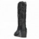 Botas femininas MTNG 59794 Tanubis BLACK