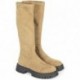 GIOSEPPO ENYING botas de veludo 73203 TAUPE