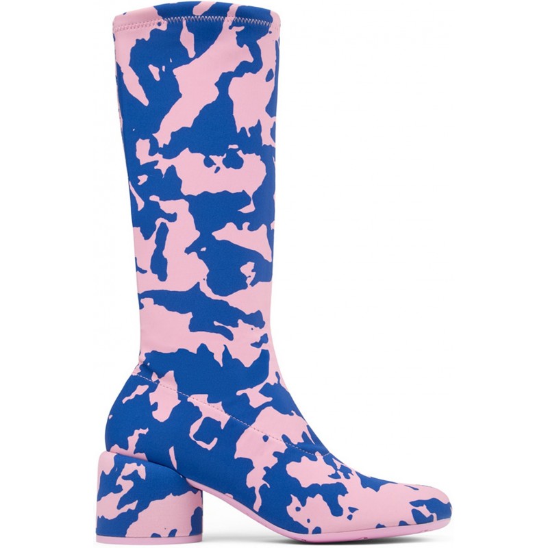 Botas femininas Camper K400746 Niki BLUE_PINK_003