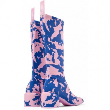 Botas femininas Camper K400746 Niki BLUE_PINK_003