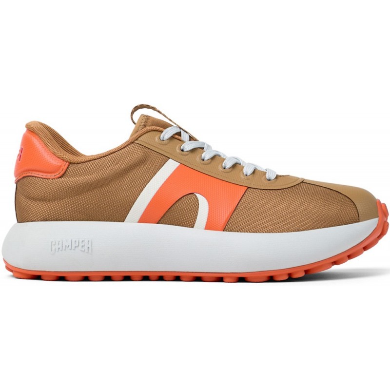 Calçado desportivo feminino Camper K201614 Atenas Balls TAUPE_ORANGE_010