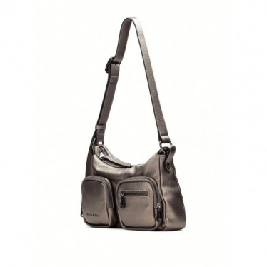 Bolsa de ombro feminina Hispanitas BI243525 Samba BASALTO
